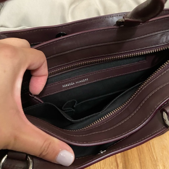 Rebecca Minkoff Plum Bedford Zip satchel - Picture 7 of 10